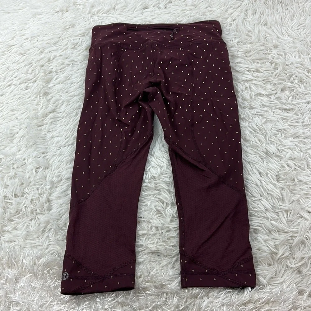 Lululemon Pace Rival Reflective Crops